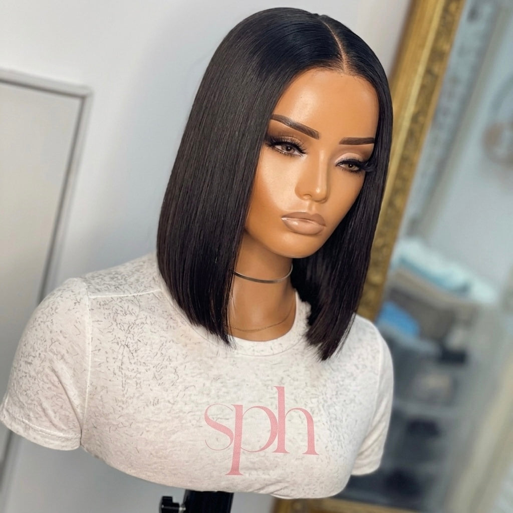 Sasha | 12” Raw Straight Glueless Wig